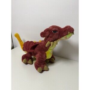 LEGO 2005 Red Yellow Dragon Plush Stuffed Animal Toy Doll Posable Wings 15"